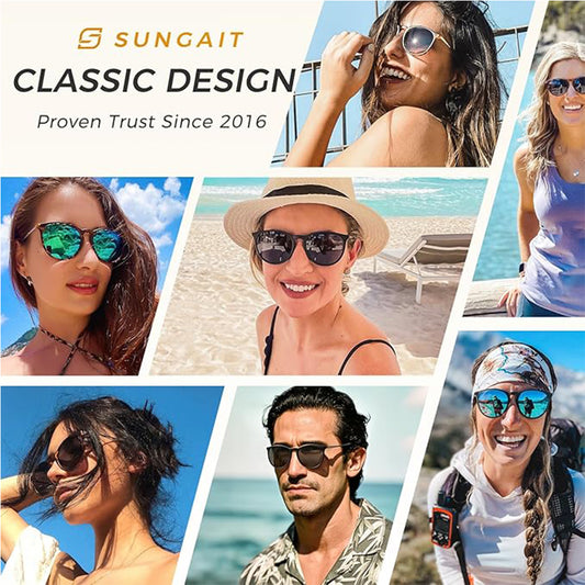 Premium Vintage Round Sunglasses for Women Men Classic Retro Trendy Style