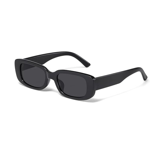 Rectangle Sunglasses for Women Men Trendy Y2k Retro 90s Sun Glasses UV Protection Cool Square Frame