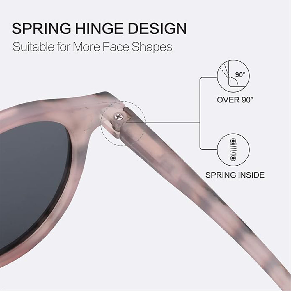 Polarized Round Sunglasses, Stylish Sunglasses for Men and Women Retro Classic, Multi-Style Selection