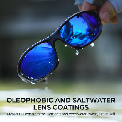 Polarized Sport Sunglasses for Men and Women, Ideal for Driving Fishing Cycling Running, UV Protection