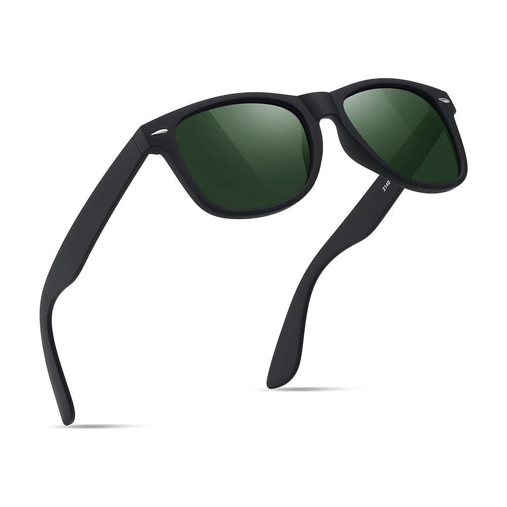 Sunglasses Men Polarized Sunglasses for Mens and Womens,Black Retro Sun Glasses Driving Fishing UV Protection