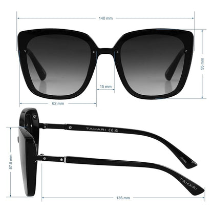 Modern 100% Uv Protective Women's Cat Eye Sunglasses. Elegant Gifts for Her