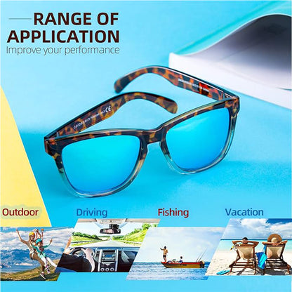 Sunglasses Womens,Classic Square Frame UV400 Mirrored Lens,Sunglasses Fit For Beach,Vacation,Driving $50