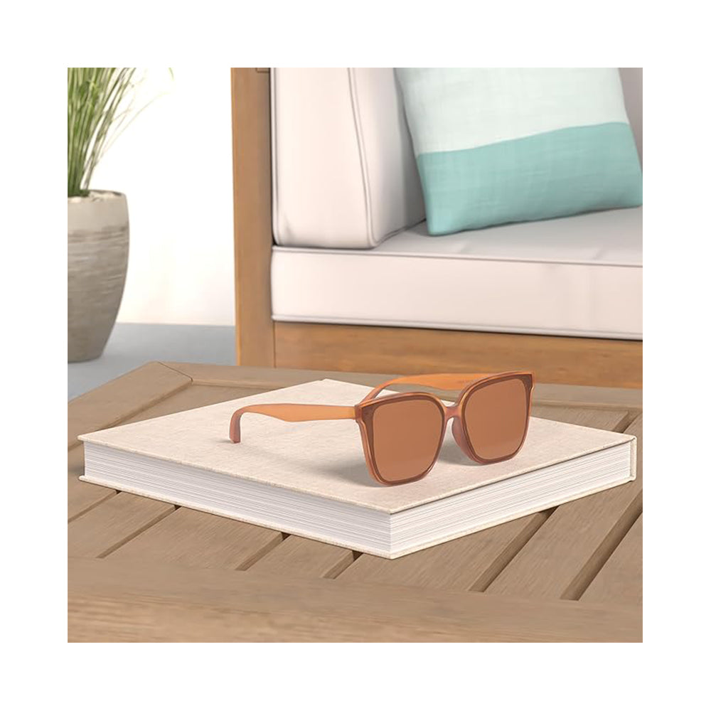 Oversized Polarized Sunglasses - UV400 Protection, Square Fashion Sun Glasses for Outdoor