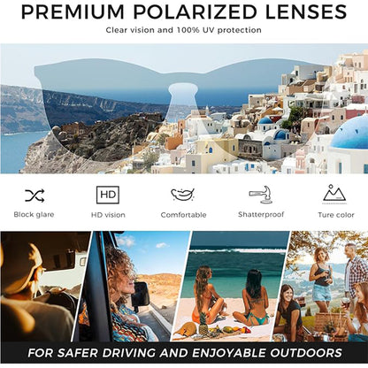 Premium Vintage Round Sunglasses for Women Men Classic Retro Trendy Style