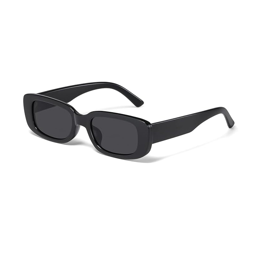 Rectangle Sunglasses for Women Men Trendy Y2k Retro 90s Sun Glasses UV Protection Cool Square Frame