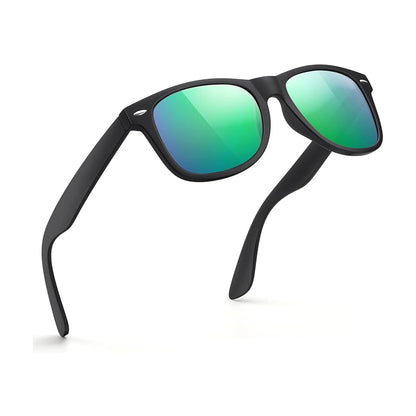 Sunglasses Men Polarized Sunglasses for Mens and Womens,Black Retro Sun Glasses Driving Fishing UV Protection