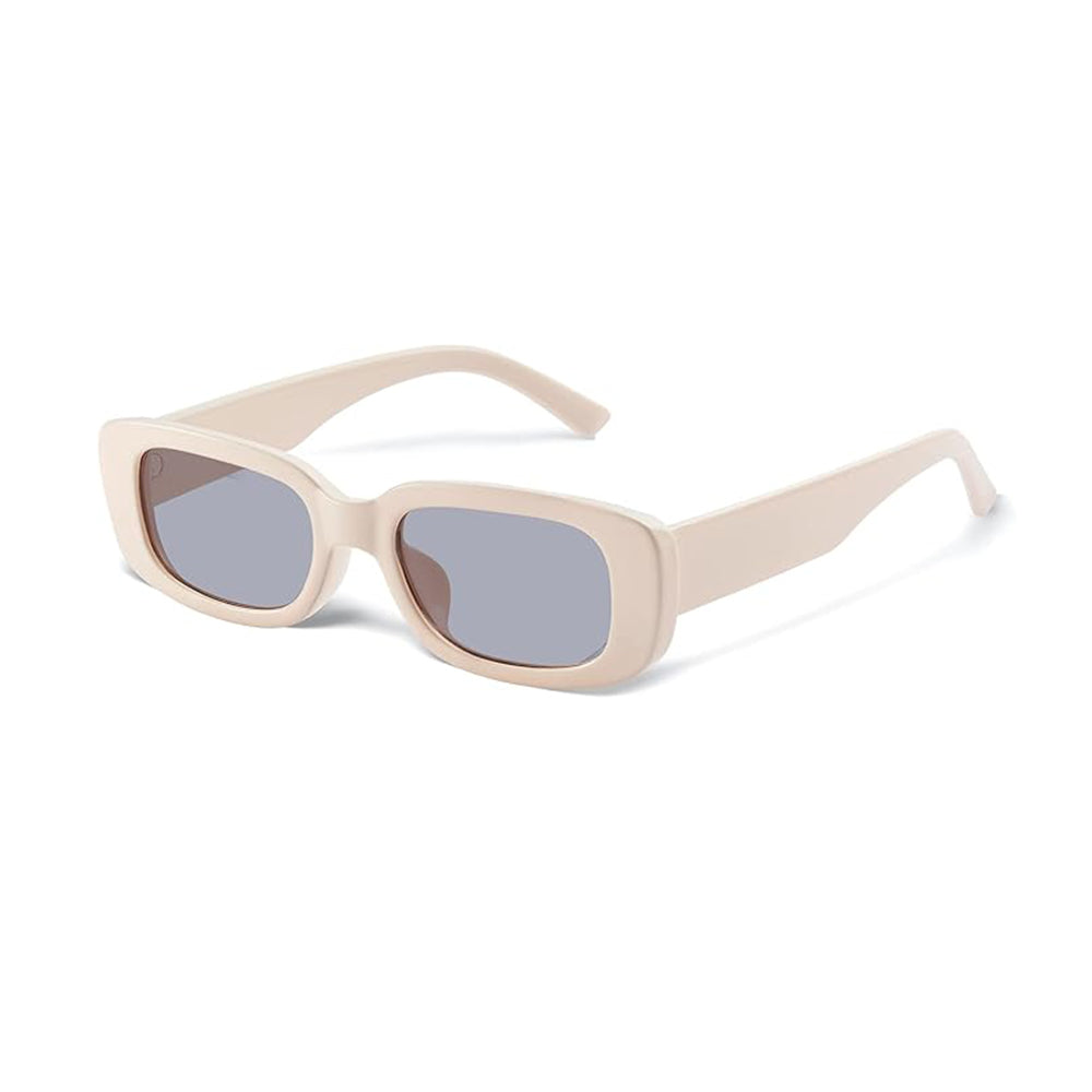 Rectangle Sunglasses for Women Men Trendy Y2k Retro 90s Sun Glasses UV Protection Cool Square Frame