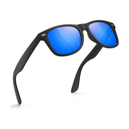 Sunglasses Men Polarized Sunglasses for Mens and Womens,Black Retro Sun Glasses Driving Fishing UV Protection