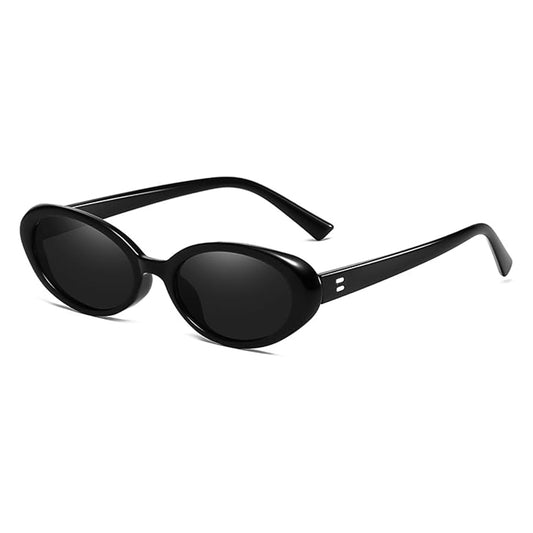 Retro Oval Sunglasses for Women Men Fashion Small Oval Sunglasses 90s Vintage Shades