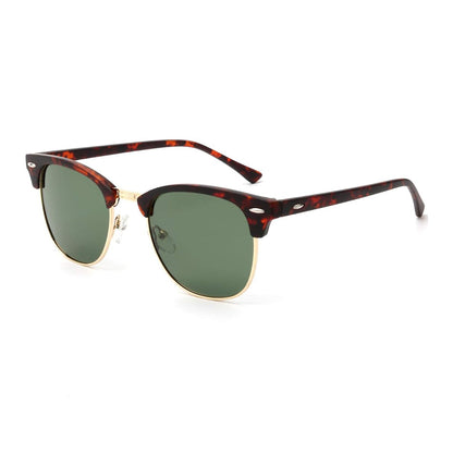 Polarized Sunglasses for Men and Women Semi-Rimless Frame Driving Sun glasses UV Blocking