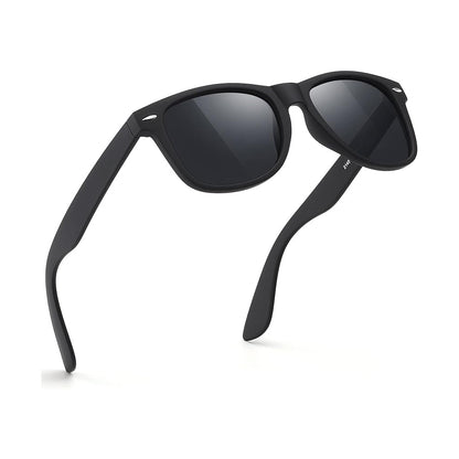 Sunglasses Men Polarized Sunglasses for Mens and Womens,Black Retro Sun Glasses Driving Fishing UV Protection
