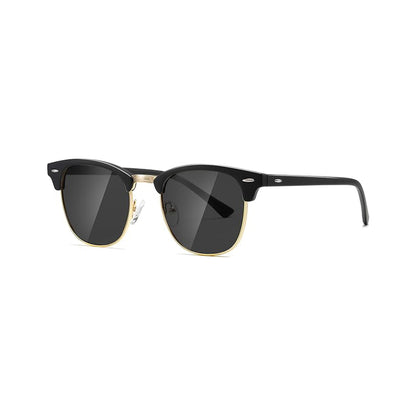 Polarized Sunglasses For Women And Men Semi Rimless Frame Retro Sun Glasses