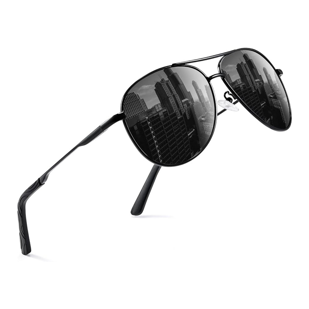 Sunglasses Men Polarized Aviator Sunglasses for Men Women Fishing Driving Sun glasses Metal Frame UV400 Protection