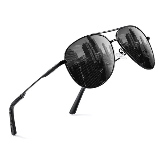 Sunglasses Men Polarized Aviator Sunglasses for Men Women Fishing Driving Sun glasses Metal Frame UV400 Protection