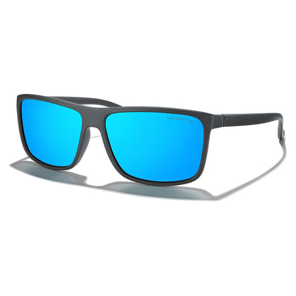 Rectangular Polarized Sports Sunglasses for Men Women Cycling Driving Fishing UV400 Protection