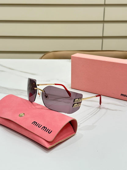 Amber Frame Retro Sunglasses-With Gift Box