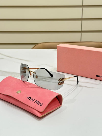 Amber Frame Retro Sunglasses-With Gift Box