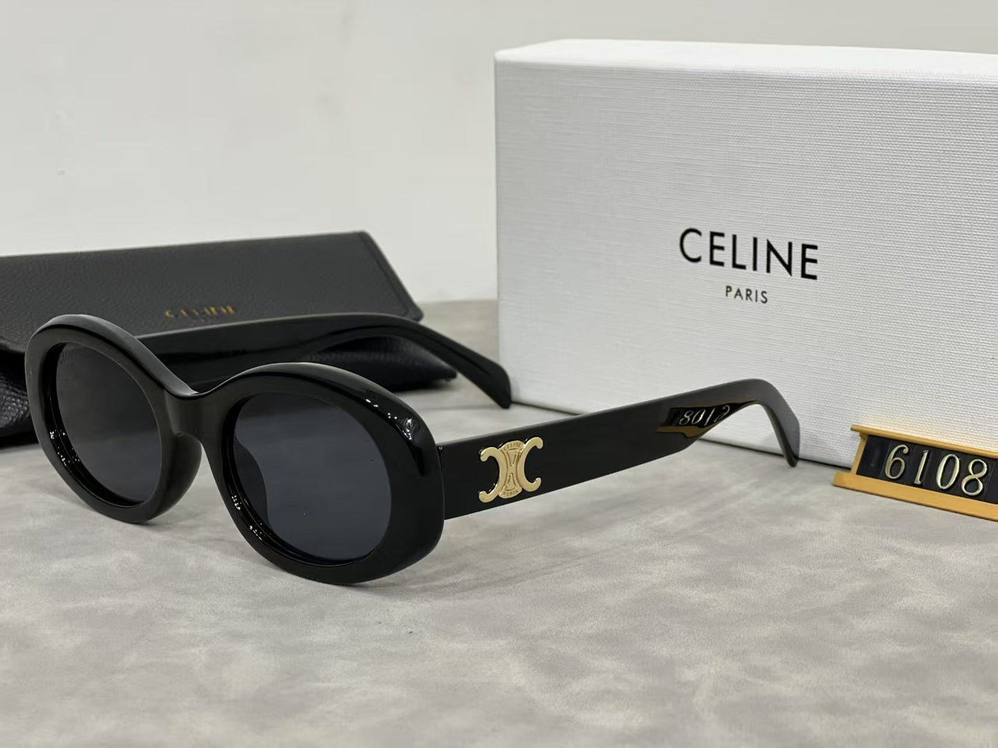 Retro Oval Frame Sunglasses 1170