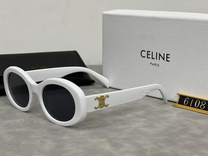 Retro Oval Frame Sunglasses 1170