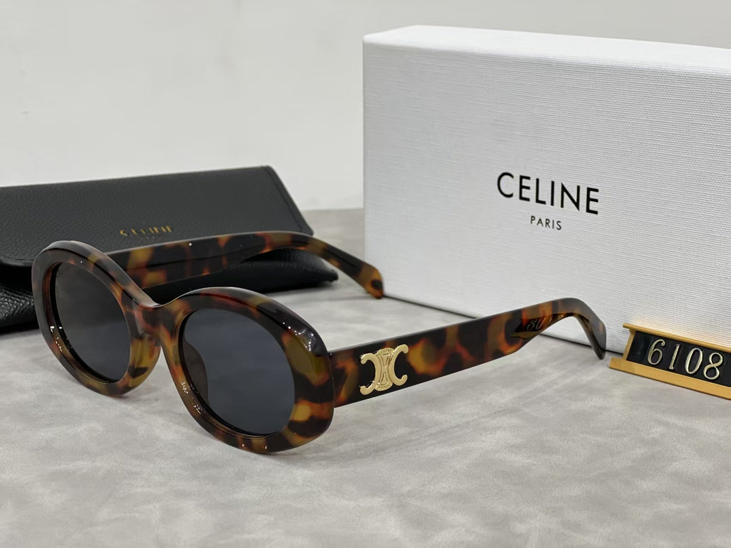 Retro Oval Frame Sunglasses 1170