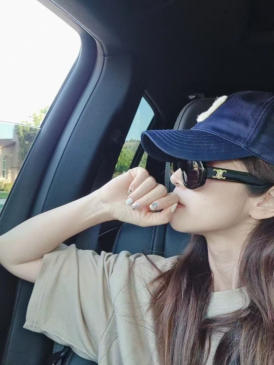 Retro Oval Frame Sunglasses 1170