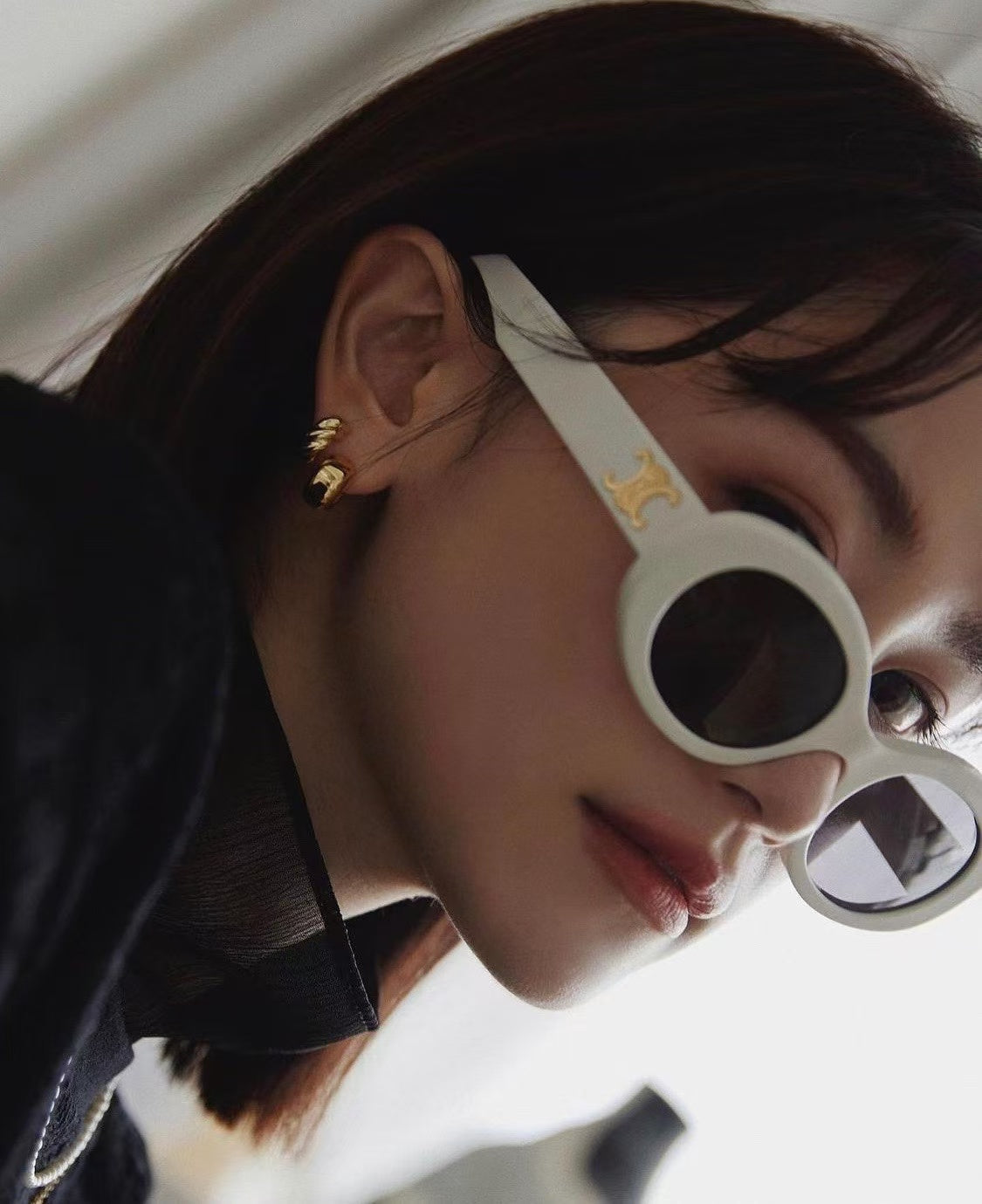 Retro Oval Frame Sunglasses 1170