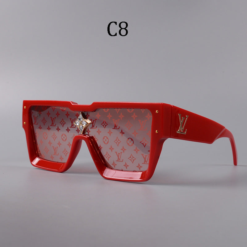 2025 new square frame unisex sunglasses 1486