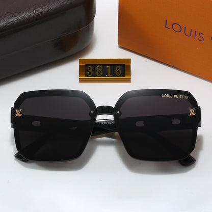 Full Logo Frame Sunglasses-With Gift Box