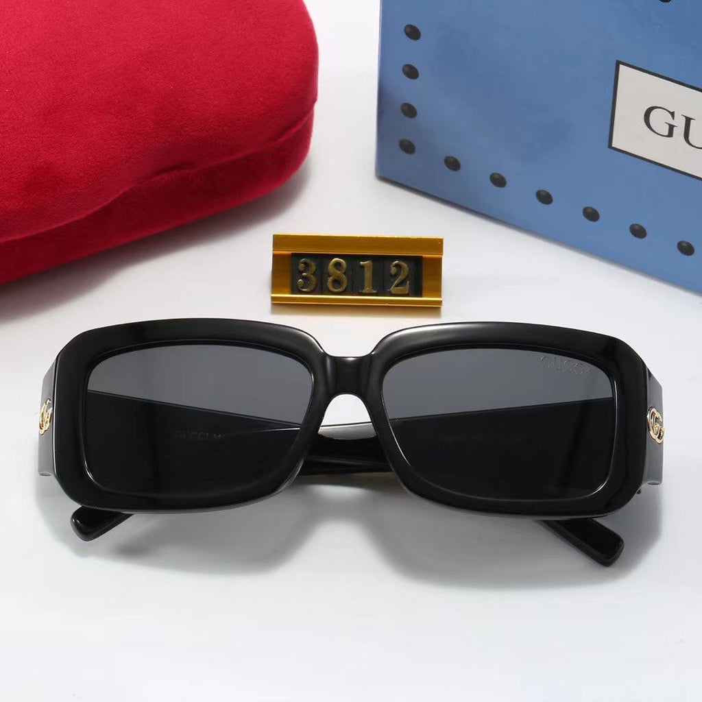 Chunky Frame Retro Sunglasses-With Gift Box
